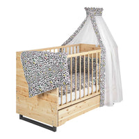 Schardt Kombi-Kinderbett Zirbenholz mit Bettkasten