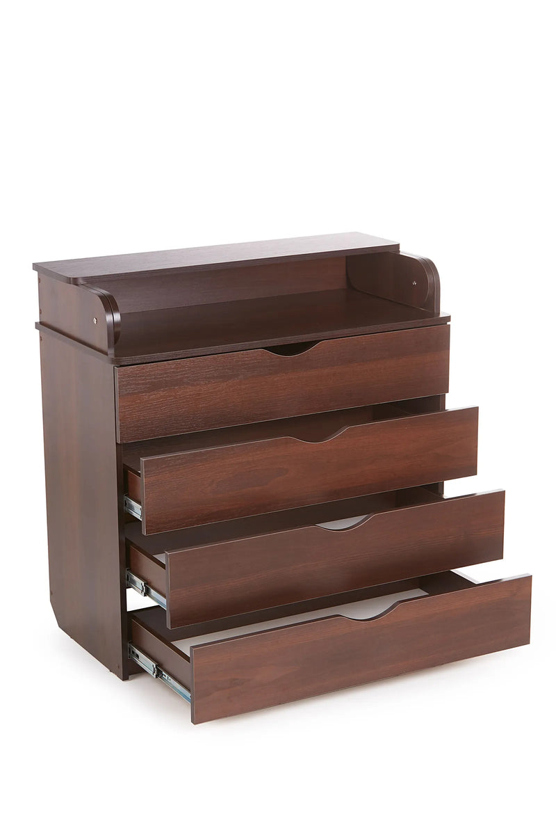 KOTTO LARO Wickelkommode 90 cm – Brown walnut – Ansicht 4