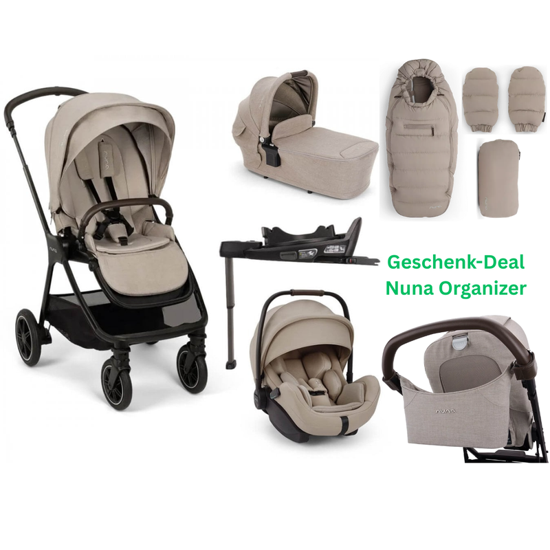 Nuna TRIV Next 6in1 Komplettset mit ARRA flex BASE Next Winterset und gratis Organizer