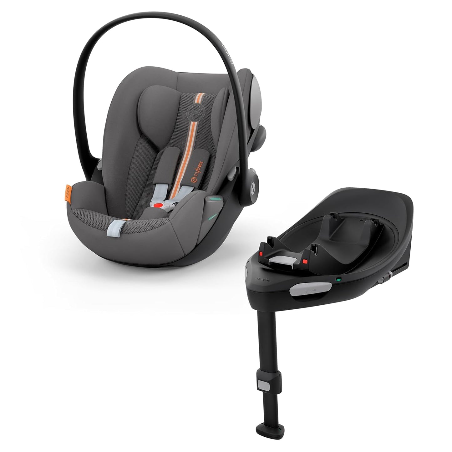 CYBEX Cloud G i-Size Plus und Base G 360 (Lava Grey Plus)