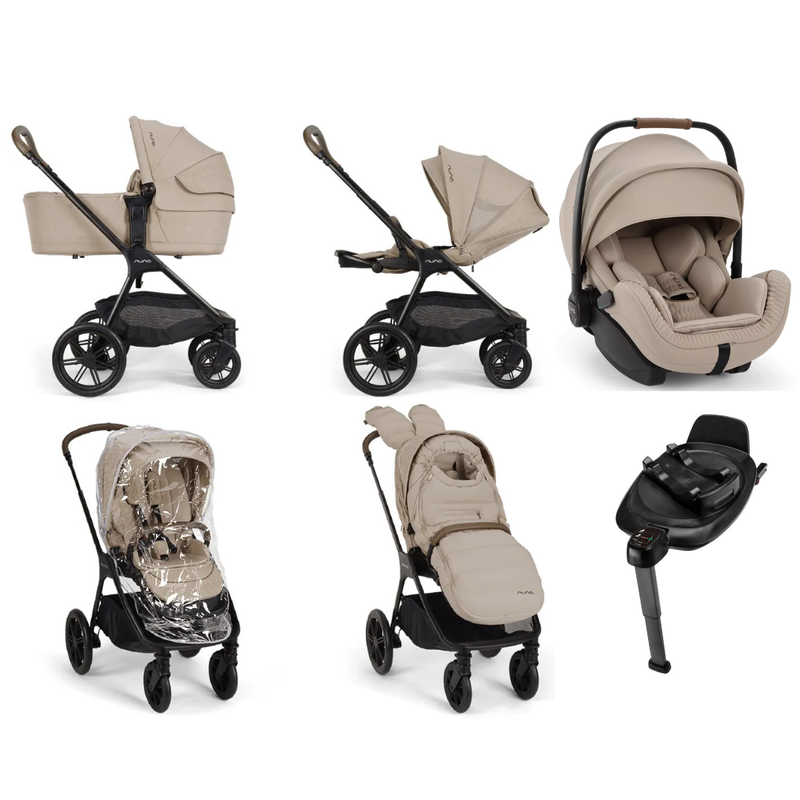 NUNA TRIV lx 5in1 Set | Kinderwagen Komplettsystem ISOFIX Federung 22kg