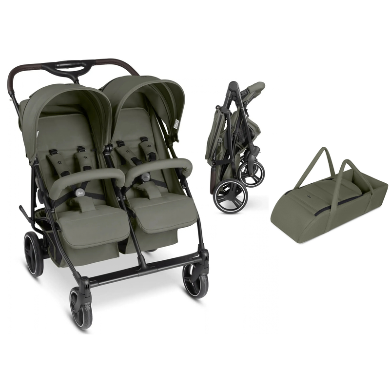ABC Design D Two – Zwillingskinderwagen mit 2 Babywannen