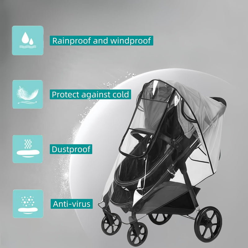 Regenschutz für Kinderwagen Universal