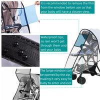 Regenschutz für Kinderwagen Universal