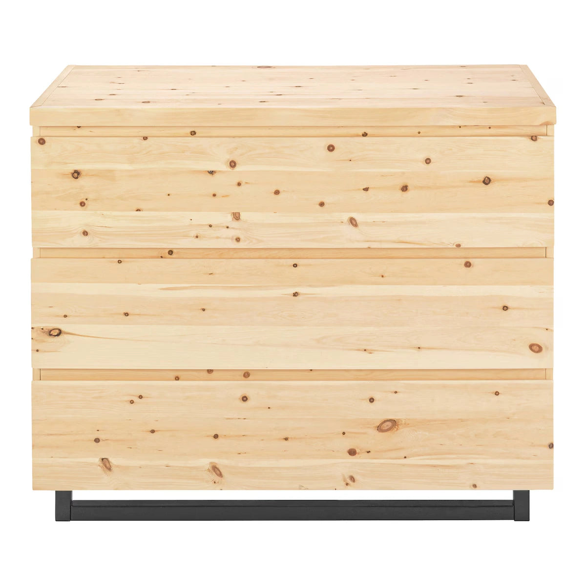 Schardt Zirbenholz Wickelkommode mit 3 Schubladen