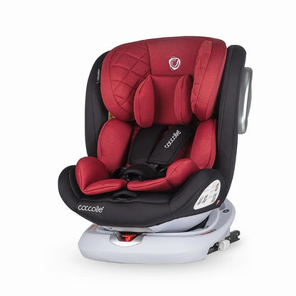 Autositz 360 drehbar Coccolle Lyra (Dahlia Red)