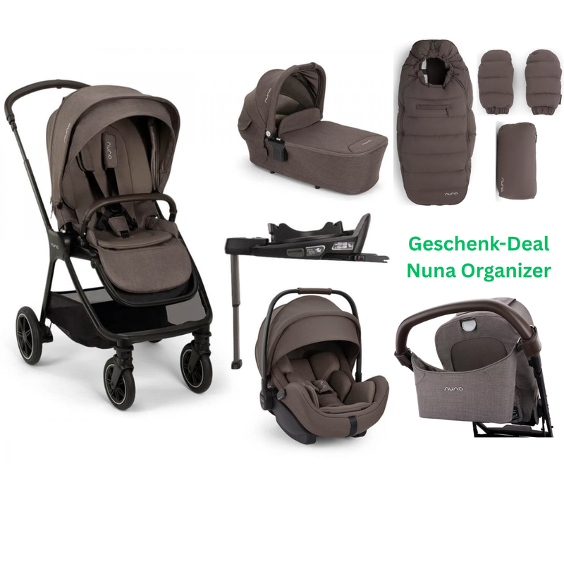Nuna TRIV Next 6in1 Komplettset mit ARRA flex BASE Next Winterset und gratis Organizer