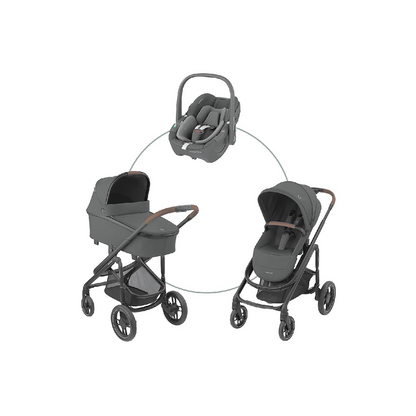 Kinderwagen MAXI-COSI Plaza Plus  2 in 1 (Essential Black)