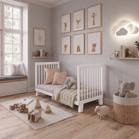 ALEXANDER Cot Bed 140x70cm (Weiss)