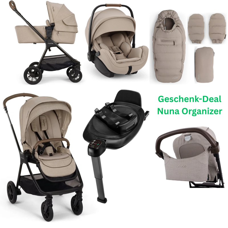 Nuna TRIV Next 6in1 Komplettset mit ARRA flex BASE Next Winterset und gratis Organizer