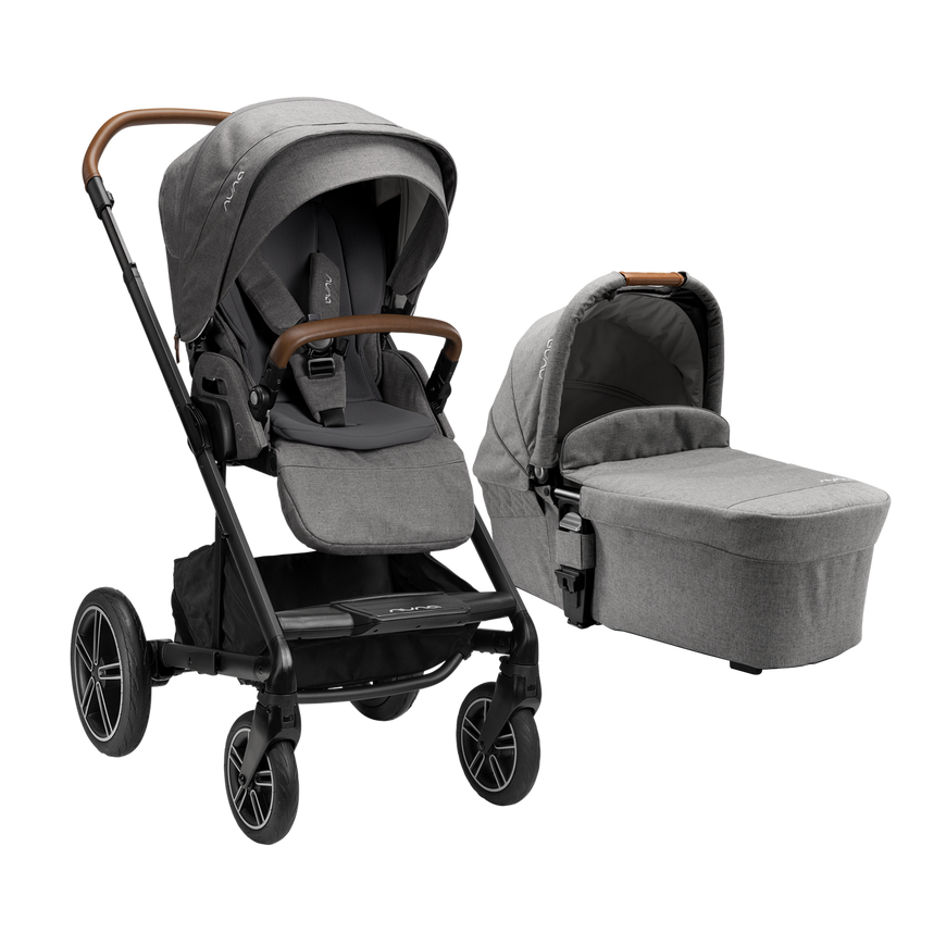 Nuna Mixx Next Kombikinderwagen mit Arra Next und Base 360 4in1 Set (Granite)