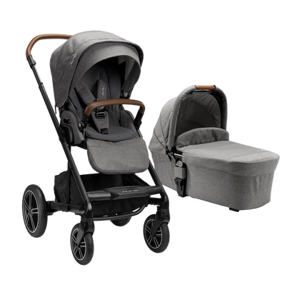 Nuna Mixx Next Kombikinderwagen mit Arra Next und Base 360 4in1 Set (Granite)