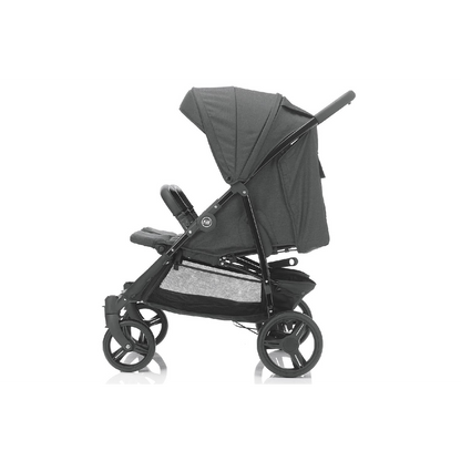 Zwillingsbuggy plus zwei Cocoon Softwanne (grau melange)