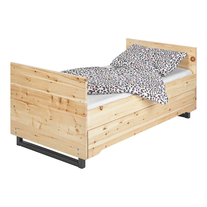 Schardt Kombi-Kinderbett Zirbenholz mit Bettkasten
