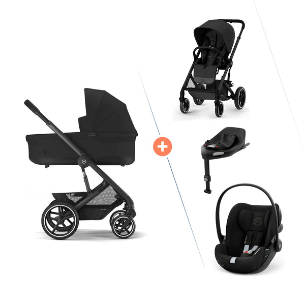 Cybex Balios S Lux 4-in-1 Reiseset Sky Blue Moon Black Plus