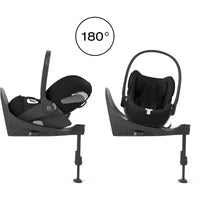 Coccolle Nessia 4in1 Travel System + CYBEX Cloud T i-Size mit Base T (Schwarz)