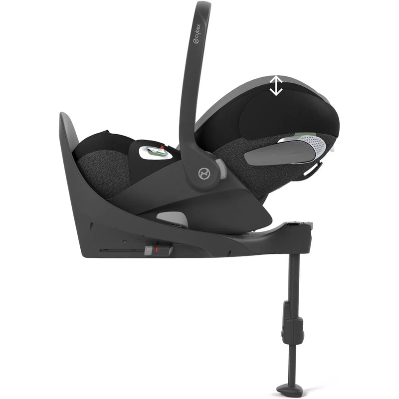Coccolle Nessia 4in1 Travel System + CYBEX Cloud T i-Size mit Base T (Schwarz)