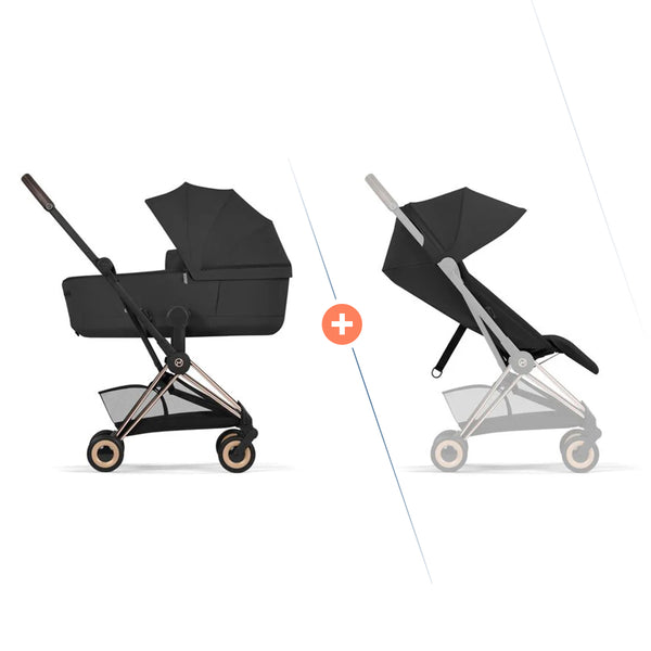 CYBEX Platinum Coya mit Cot 2-in-1