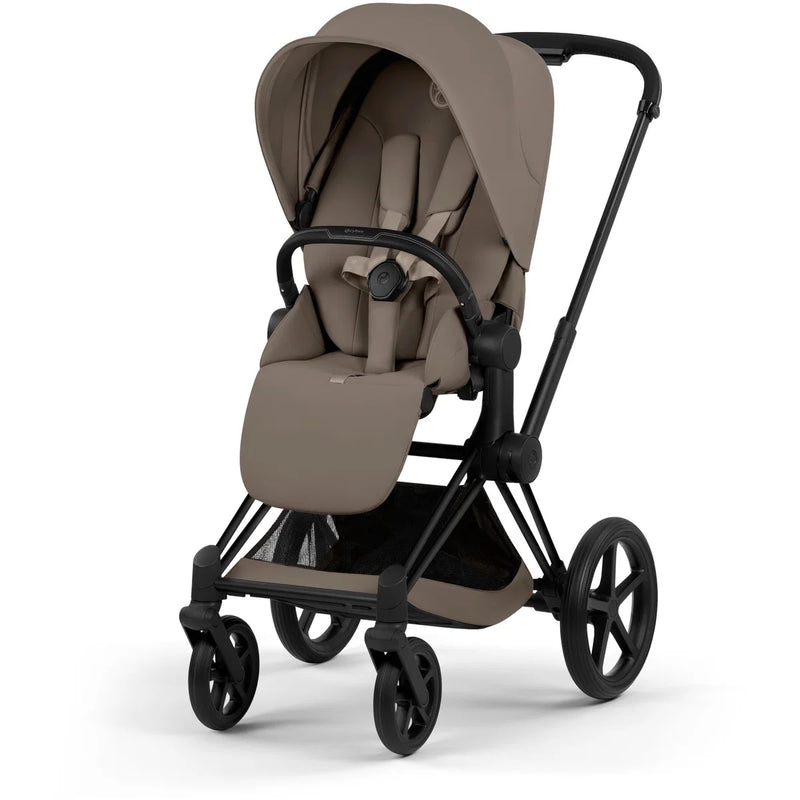 Cybex Priam 5 Comfort Kombikinderwagen 4in1 Set Mit Cloud T i-Size Babyschale Base T 360 & faltbarer Babywanne