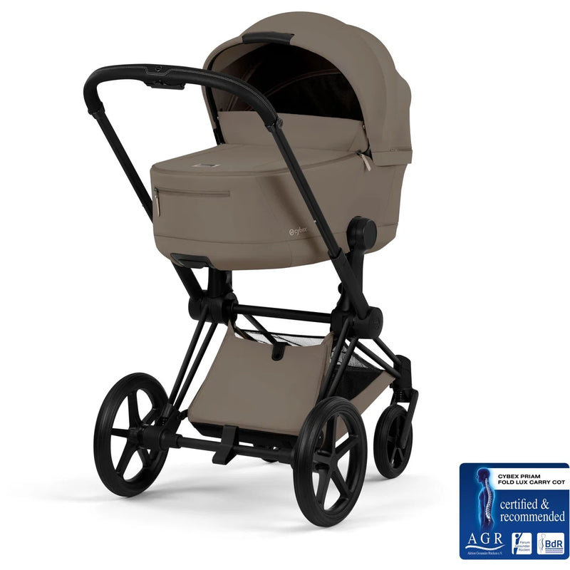 Cybex Priam 5 Comfort Kombikinderwagen 4in1 Set Mit Cloud T i-Size Babyschale Base T 360 & faltbarer Babywanne
