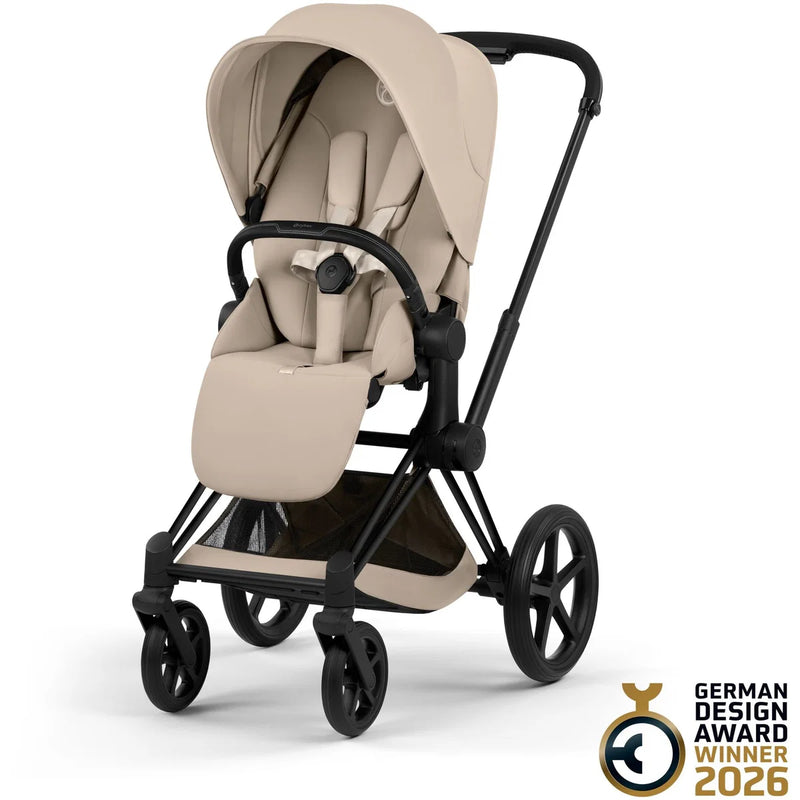 Cybex Priam 5 Comfort Kombikinderwagen | Inkl. faltbarer Babywanne & Sitzeinheit