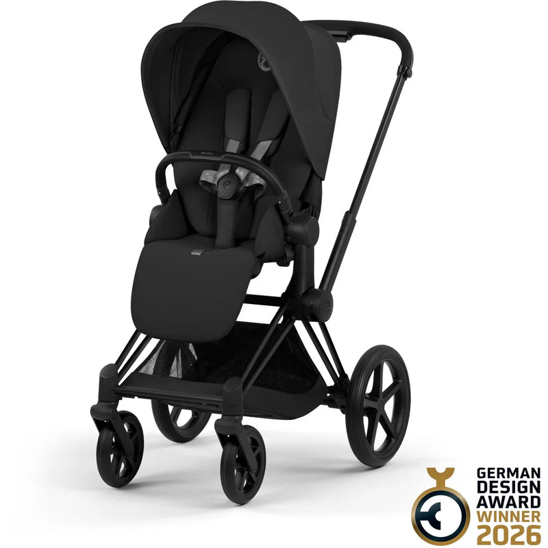 Cybex Priam 5 Comfort Kombikinderwagen | Inkl. faltbarer Babywanne & Sitzeinheit