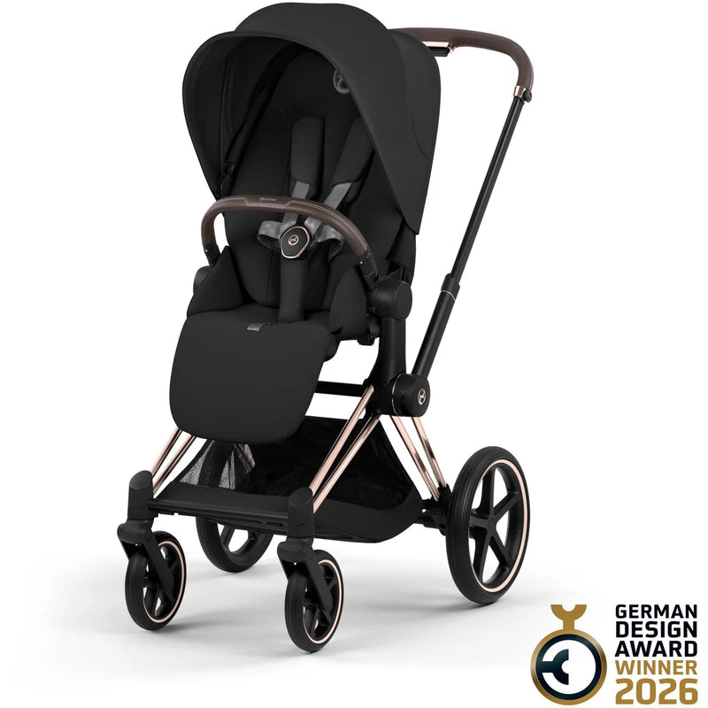 Cybex Priam 5 Comfort Kombikinderwagen | Inkl. faltbarer Babywanne & Sitzeinheit