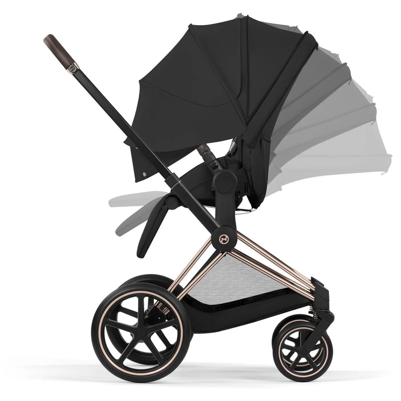 Cybex Priam 5 Comfort Kombikinderwagen | Inkl. faltbarer Babywanne & Sitzeinheit
