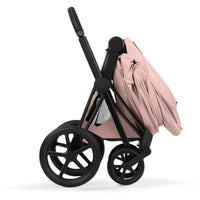 CYBEX e-Priam Style Collection Rosegold Rahmen 4in1 Set Faltbare Babywanne & Cloud T i-Size Plus mit Base T 360