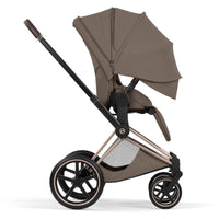 Cybex Priam 5 Style 4in1 Set Roségold Gestell faltbare Babywanne & Cloud T i-Size Plus mit Base T 360