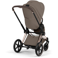 Cybex Priam 5 Style 4in1 Set Roségold Gestell faltbare Babywanne & Cloud T i-Size Plus mit Base T 360