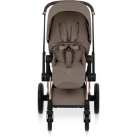 Cybex Priam 5 Style 4in1 Set Roségold Gestell faltbare Babywanne & Cloud T i-Size Plus mit Base T 360