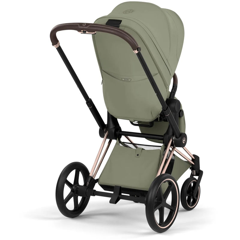 Cybex Priam 5 Style 4in1 Set Roségold Gestell faltbare Babywanne & Cloud T i-Size Plus mit Base T 360