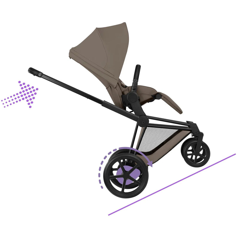 Cybex e-Priam 5 Comfort 4in1 mit faltbarer Babywanne