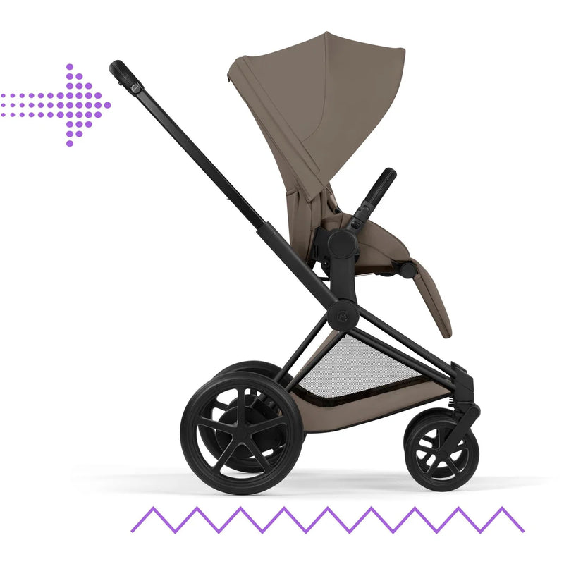 Cybex e-Priam 5 Comfort 4in1 mit faltbarer Babywanne