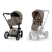 Cybex e-Priam 5 Comfort 4in1 mit faltbarer Babywanne