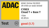 CYBEX e-Priam Style Collection Rosegold Rahmen 4in1 Set Faltbare Babywanne & Cloud T i-Size Plus mit Base T 360