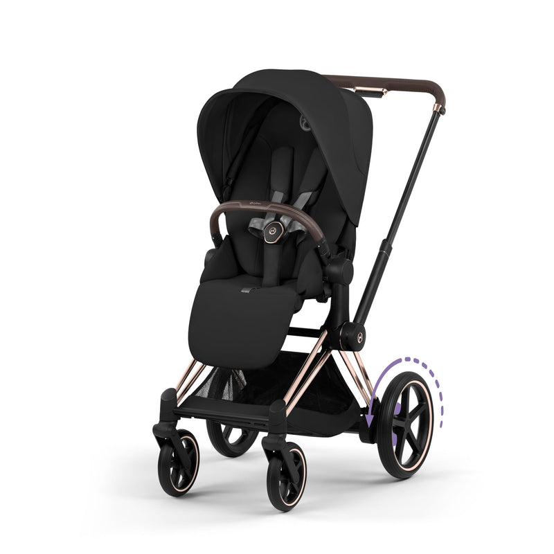 Cybex ePriam 5 Comfort 4in1 inkl. faltbare Babywanne | Kinderwagen Neue Generation