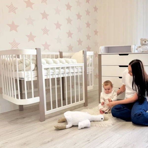 KOTTO ELIN Kinderbett Buche 120x60 cm mit Dreemsy Matratze
