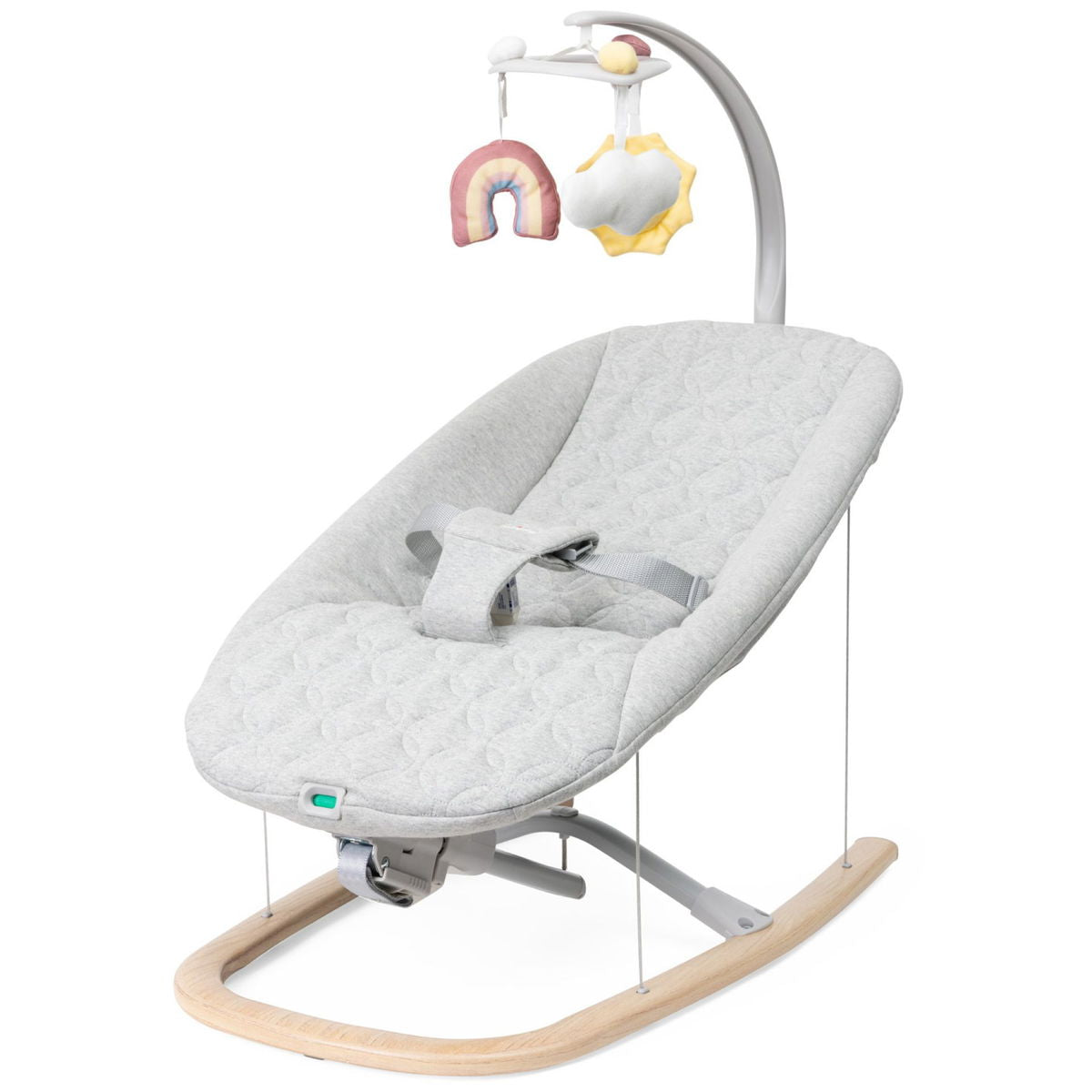 Chicco Babywippe Zen Wave wooden grey