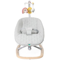 Chicco Babywippe Zen Wave wooden grey