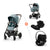 Cybex Balios S Lux 3-in-1 Reiseset – Sky Blue & Moon Black Plus