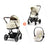 Cybex Balios S Lux 3-in-1 Set mit Cloud G i-Size Plus Seashell Beige