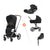 Cybex Priam 4in1 Kombikinderwagen Brown Chrome inkl. Cloud T Plus Black
