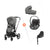 Cybex Priam 4in1 Kombikinderwagen inkl. Cloud T Plus Mirage Grey Black