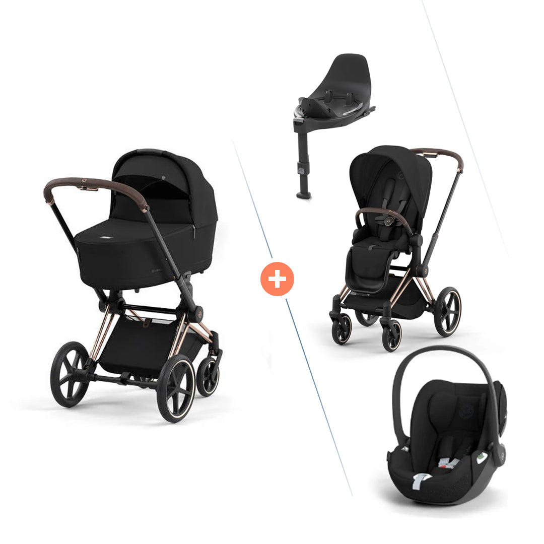 Cybex Priam 4in1 Set (Rosegold / Sepia Black)