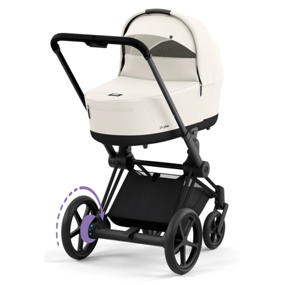 Cybex E-Priam 3in1 Kombikinderwagen (Matt Black/Off White)