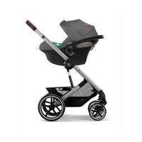 Cybex Balios S Lux 3-in-1 Set Stongrey, Gestell Silver