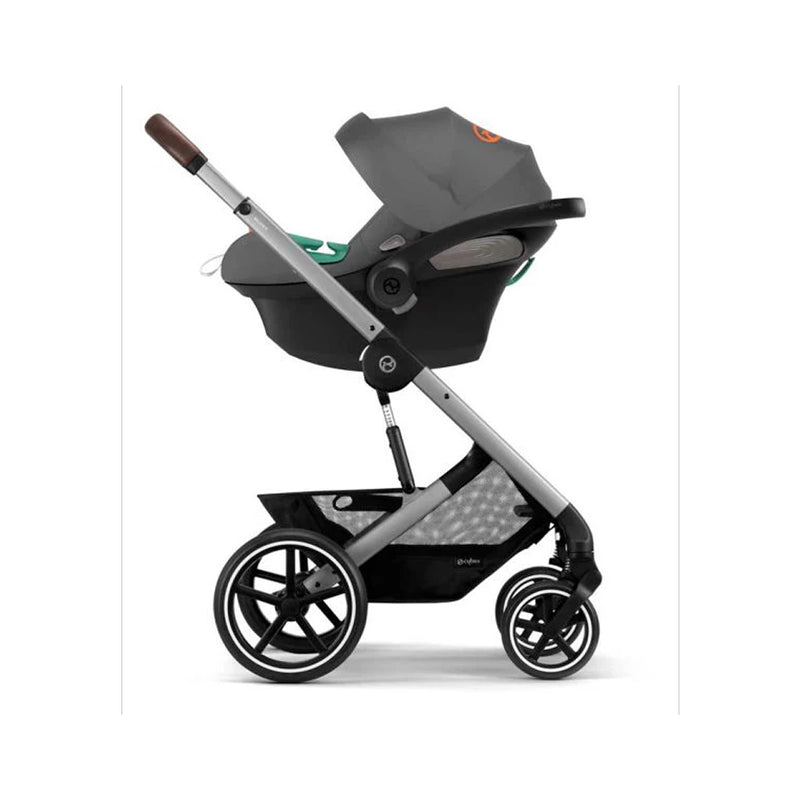 Cybex Balios S Lux 3-in-1 Set Stongrey, Gestell Silver