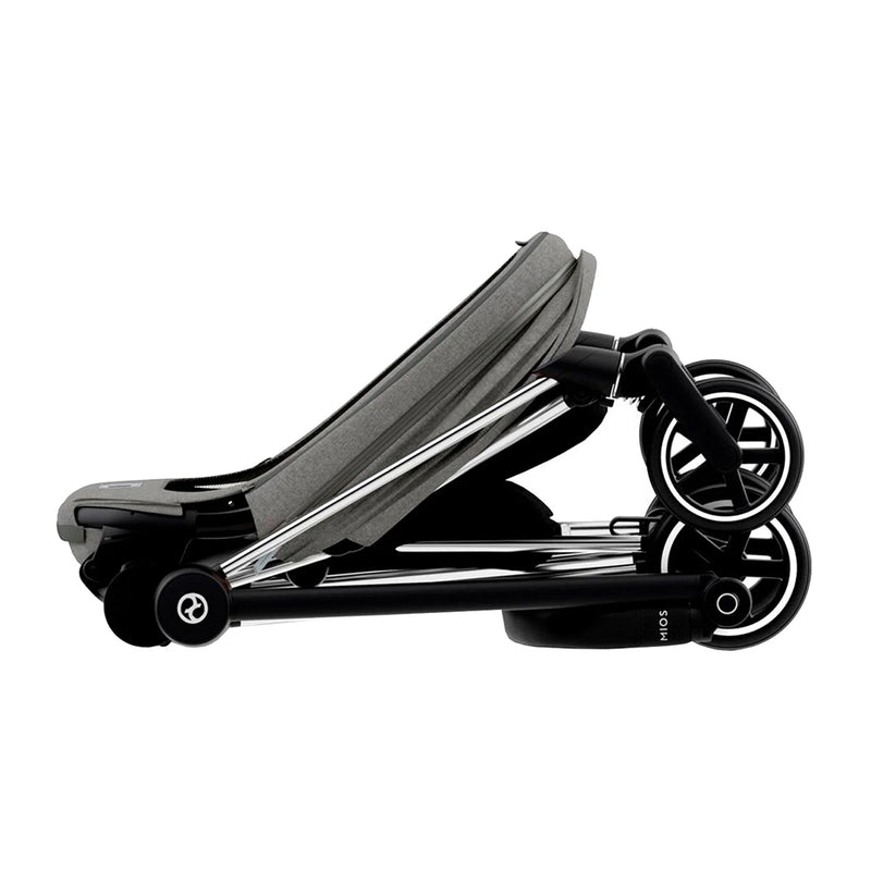 Cybex Mios Buggy 3-in-1 Set mit Cloud Z2(Soho Grey)(Gestell Chrome Black)